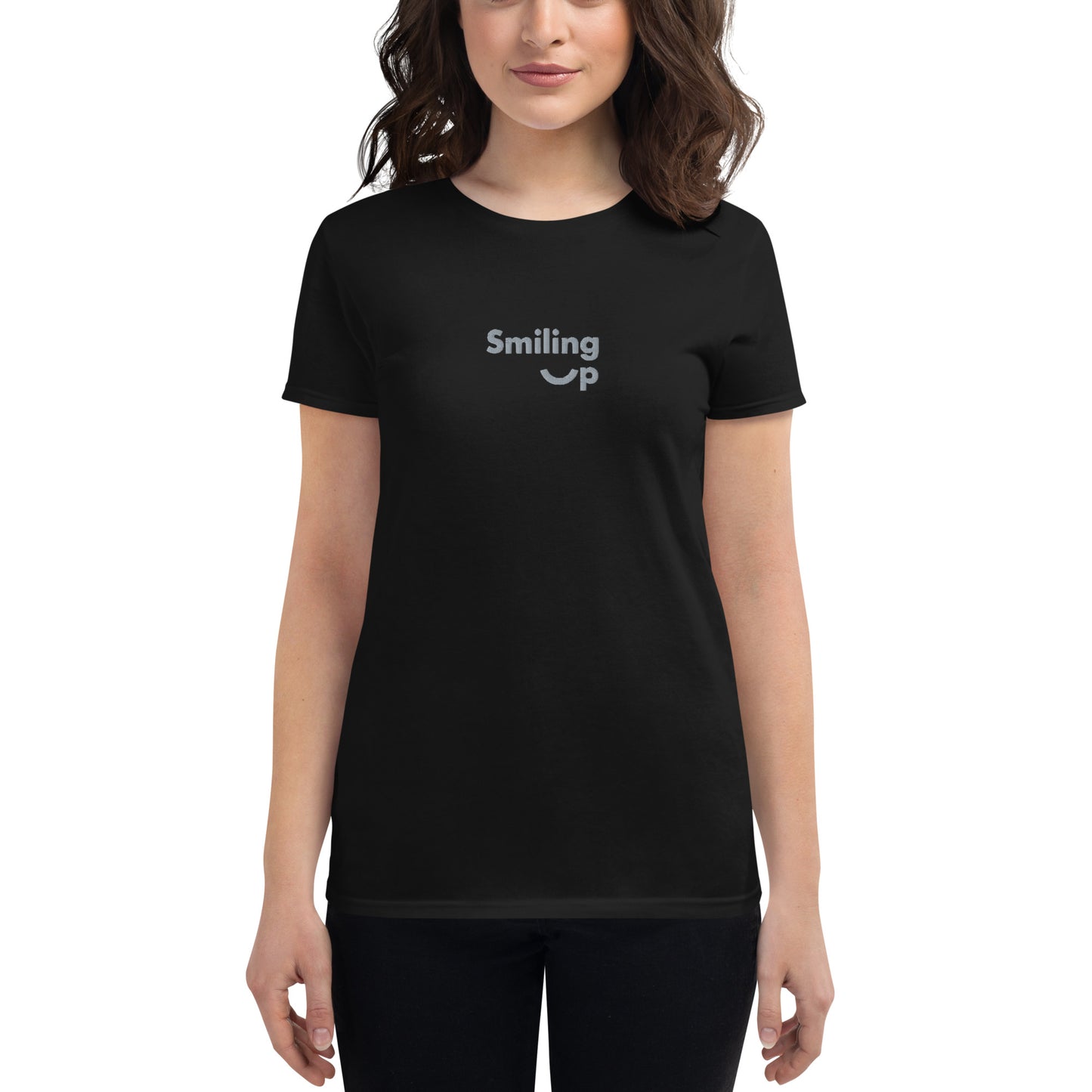 Smiling Up - Women's short sleeve t-shirt