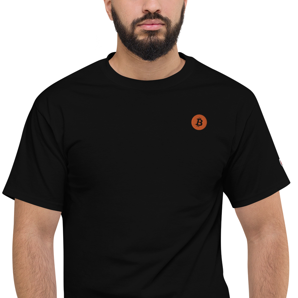Bitcoin (BTC) - Men's Champion T-Shirt