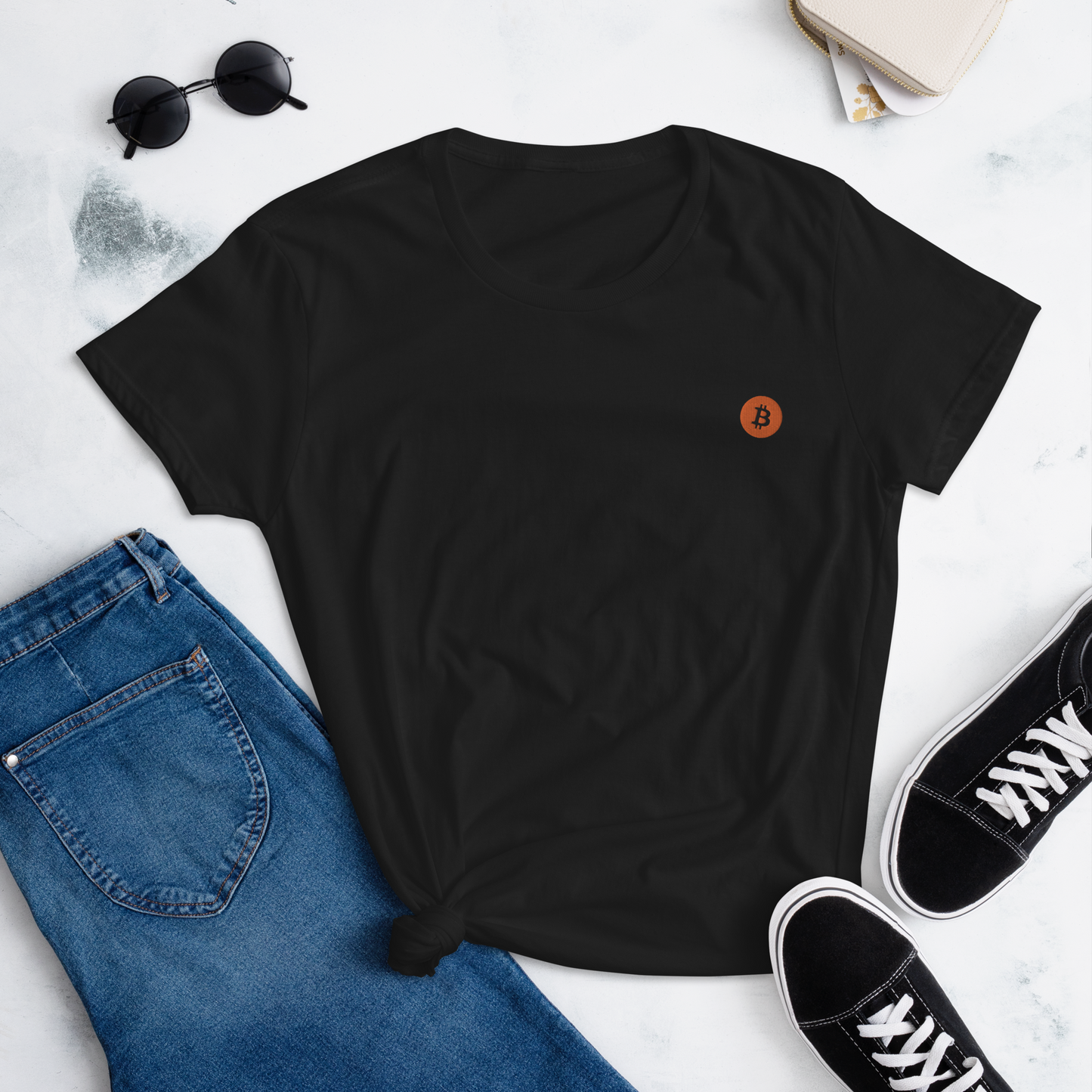 Bitcoin (BTC) - Women's short sleeve t-shirt